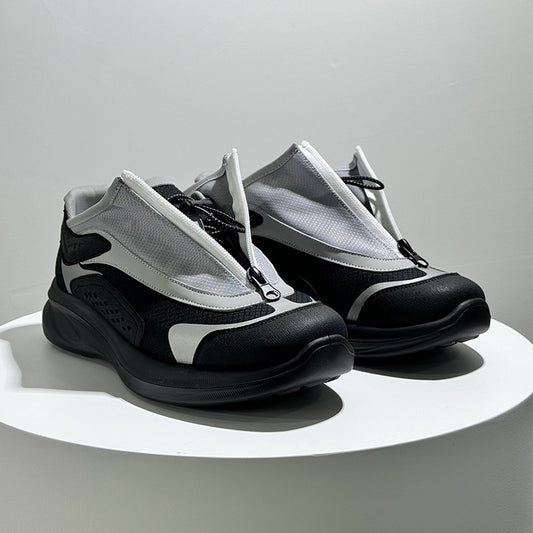 Men's Comfortable Zip-Up Sneakers