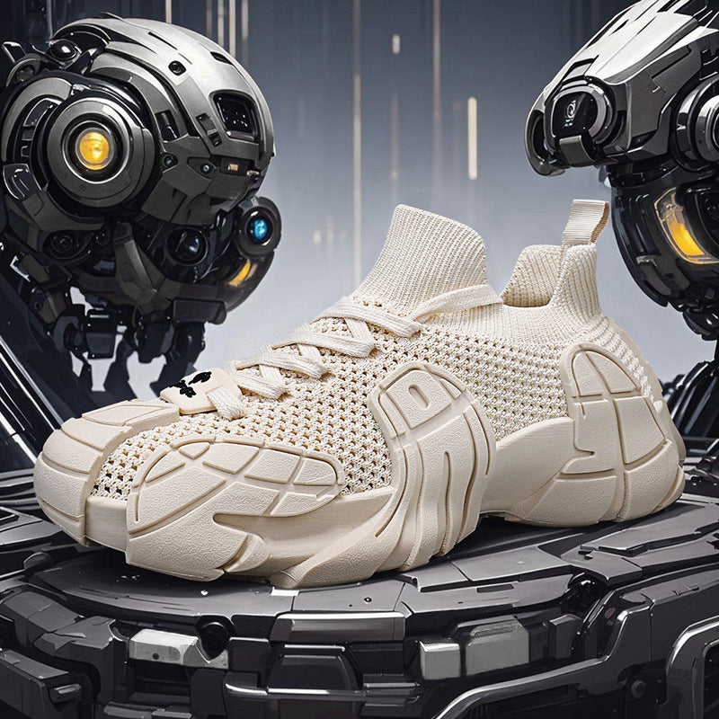 Men's New Flyknit Elastic Sneakers