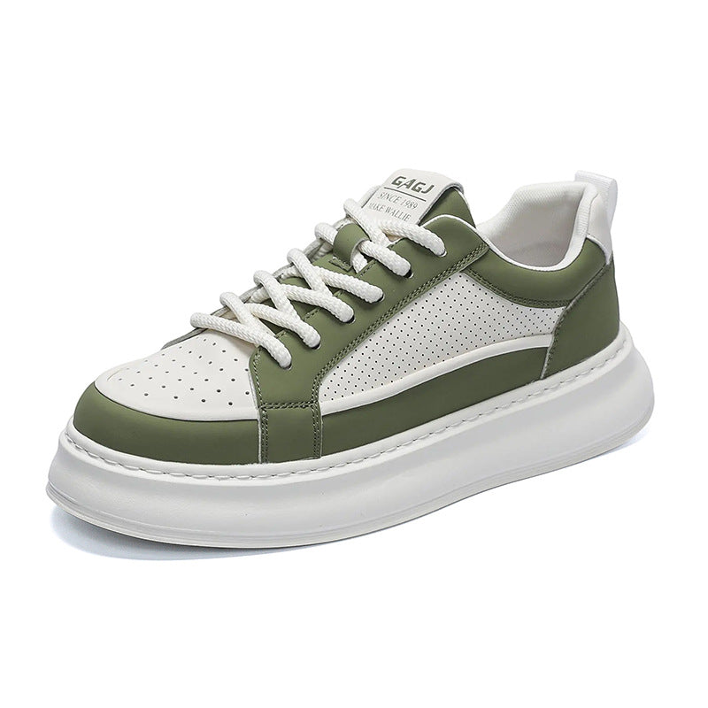 Men's Simple Soft-Soled Small White shoes