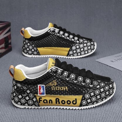 Men's Printed Breathable Trendy Shoes