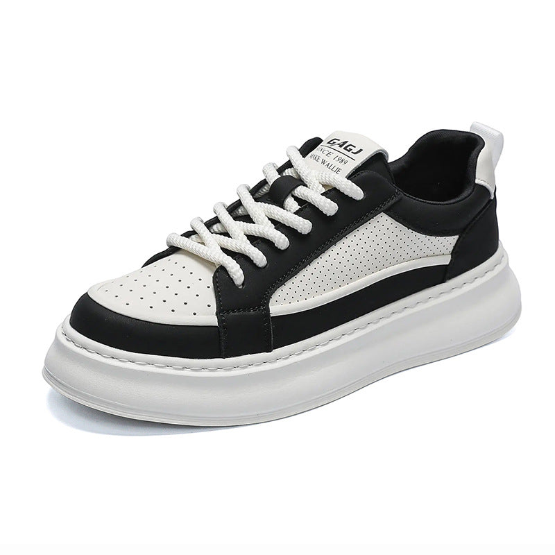 Men's Simple Soft-Soled Small White shoes