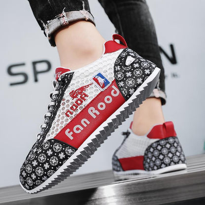 Men's Printed Breathable Trendy Shoes