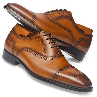 Men's Pointed-Toe Formal Leather Shoes