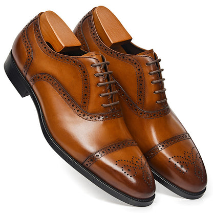 Men's Pointed-Toe Formal Leather Shoes