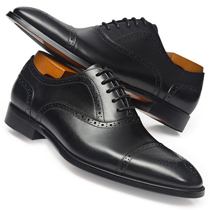 Men's Pointed-Toe Formal Leather Shoes