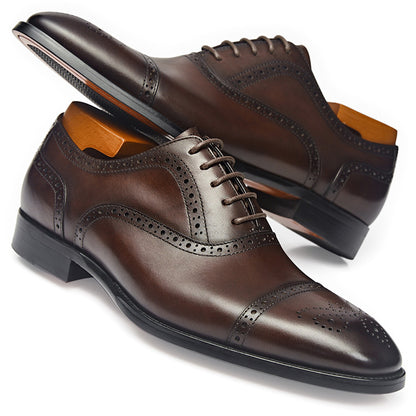 Men's Pointed-Toe Formal Leather Shoes
