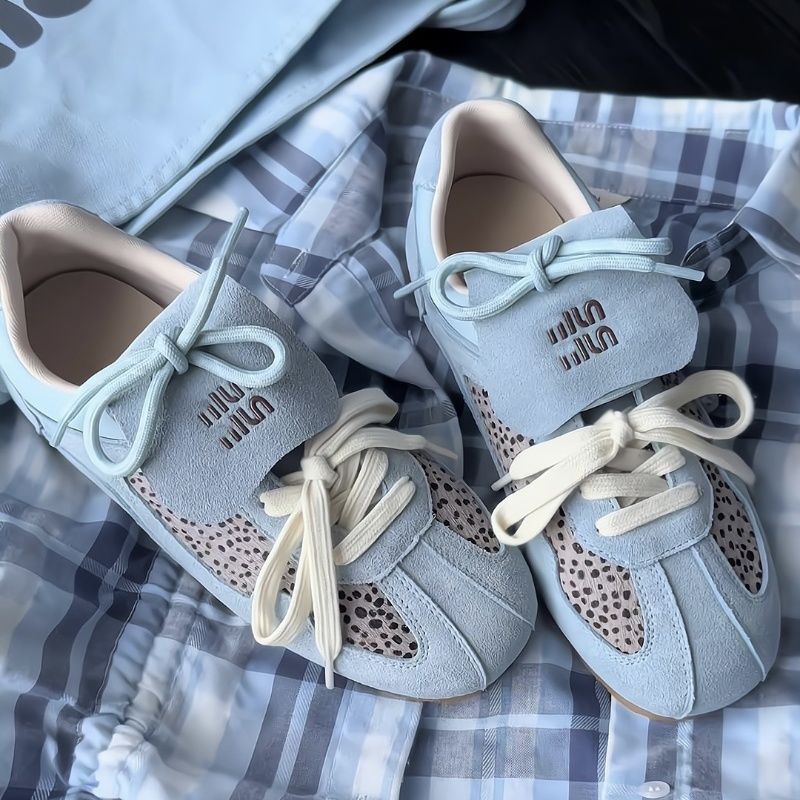 Women's Leopard Print German Trainers