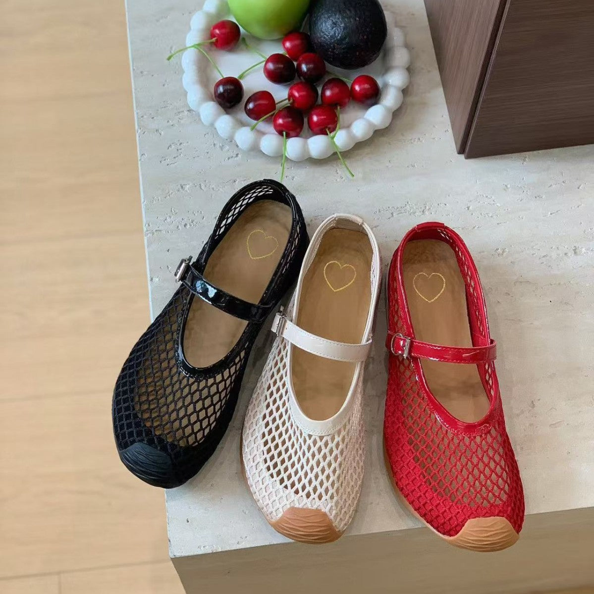 Women's Fishnet Hollow-Out Soft-Soled Shoes