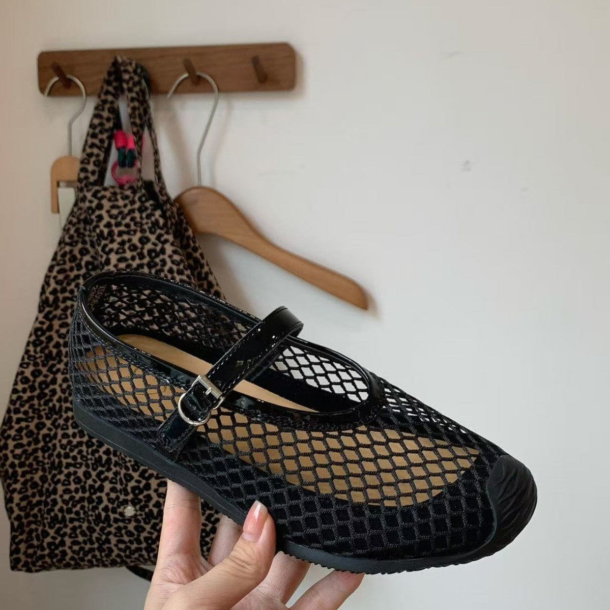 Women's Fishnet Hollow-Out Soft-Soled Shoes