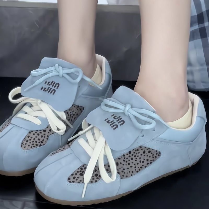 Women's Leopard Print German Trainers
