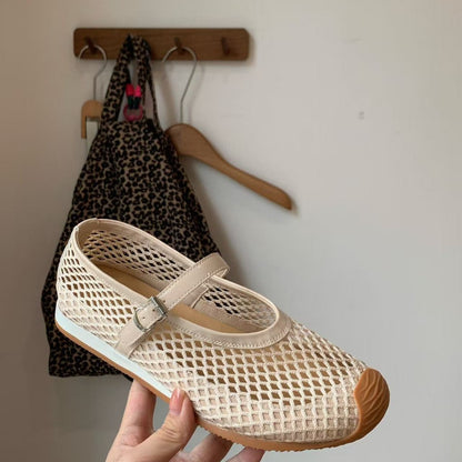 Women's Fishnet Hollow-Out Soft-Soled Shoes