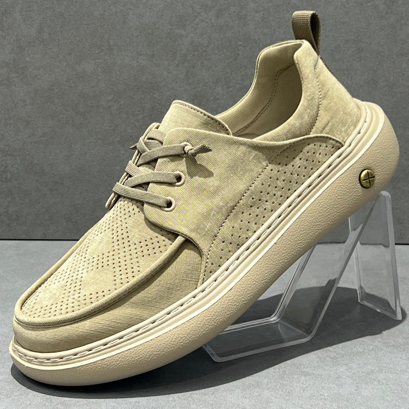 Men's Ice Silk Breathable Slip-On Shoes