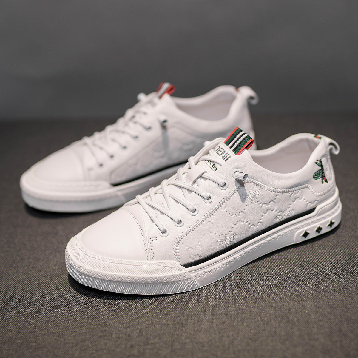 Men's Printed Low-Top Sneakers