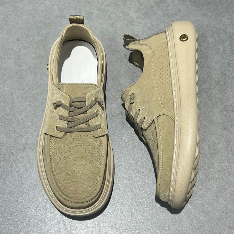 Men's Ice Silk Breathable Slip-On Shoes