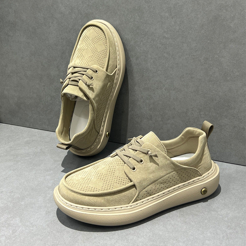 Men's Ice Silk Breathable Slip-On Shoes