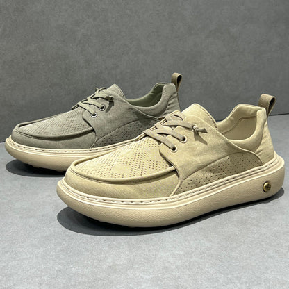 Men's Ice Silk Breathable Slip-On Shoes