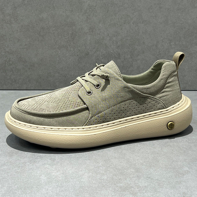 Men's Ice Silk Breathable Slip-On Shoes