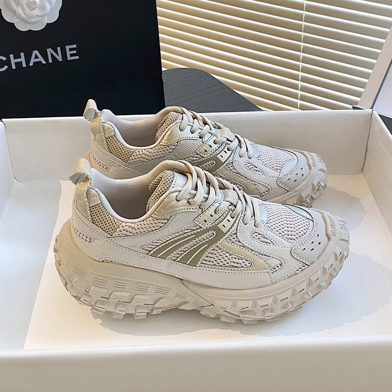 Women's Tire Mesh Thick-Soled Shoes