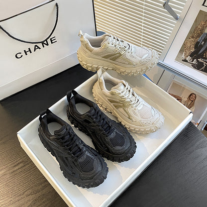 Women's Tire Mesh Thick-Soled Shoes