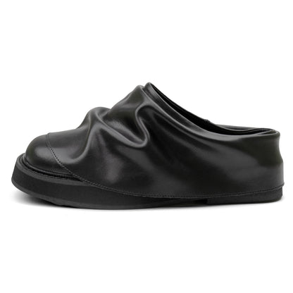 Men's Stylish Square-Toe Pleated Slippers