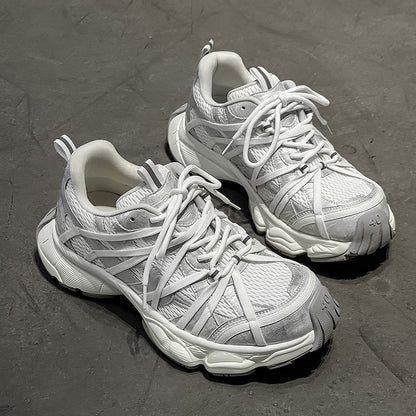 Men's Lace-Up Trendy Sneakers