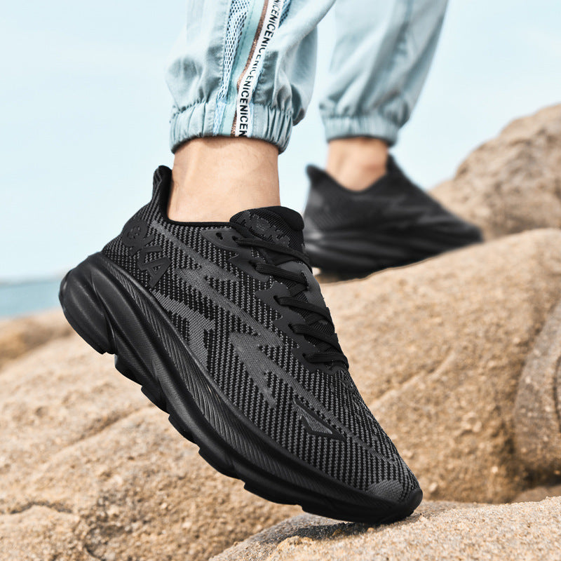 Men's Shock-Absorbing Breathable Fold-Line Sneakers