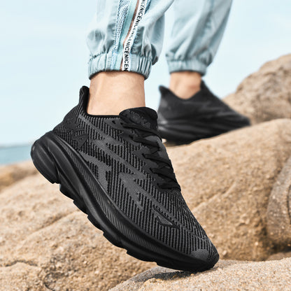 Men's Shock-Absorbing Breathable Fold-Line Sneakers