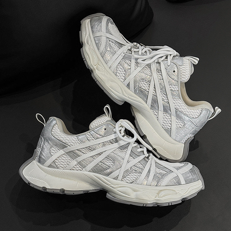 Men's Lace-Up Trendy Sneakers