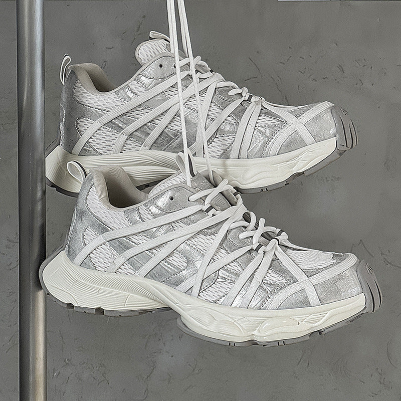 Men's Lace-Up Trendy Sneakers