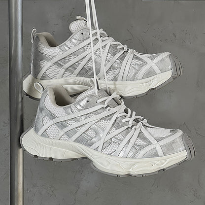 Men's Lace-Up Trendy Sneakers