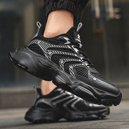 Men's Mesh Star-patterned Trendy Sneakers