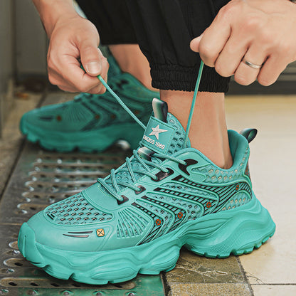 Men's Mesh Star-patterned Trendy Sneakers