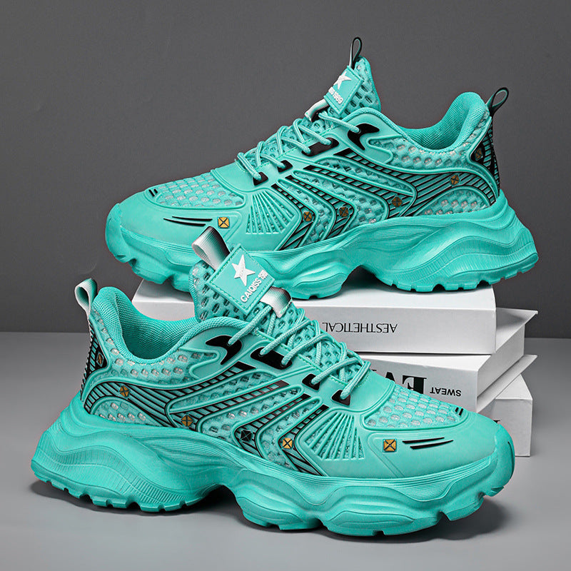 Men's Mesh Star-patterned Trendy Sneakers