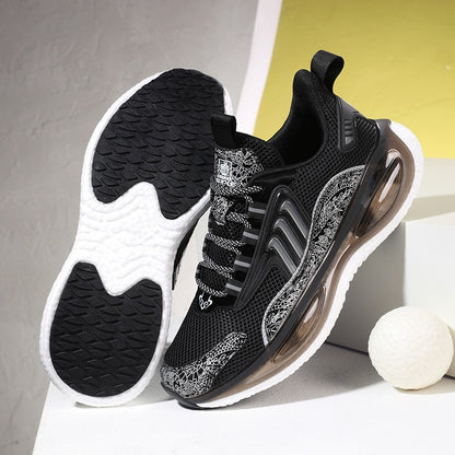 Men's Air-Cushioned Patchwork Sneakers