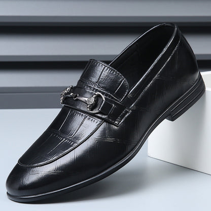 Men's Genuine Leather Slip-On Casual Leather Shoes