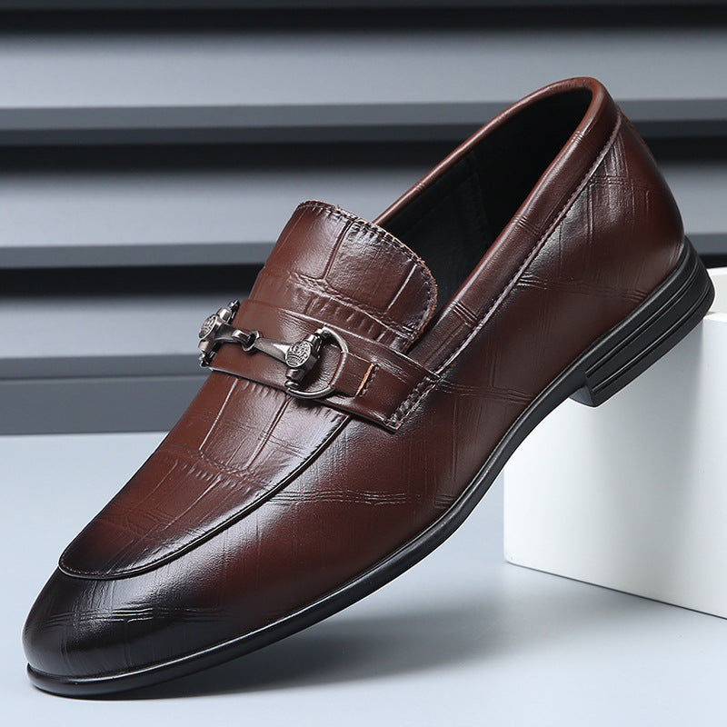 Men's Genuine Leather Slip-On Casual Leather Shoes