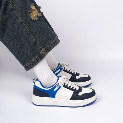 Men's Color-Block White Sneakers