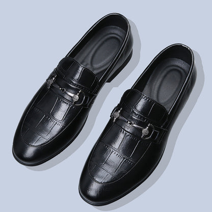 Men's Genuine Leather Slip-On Casual Leather Shoes