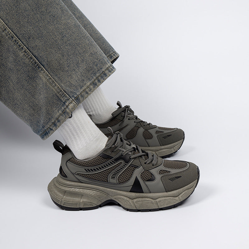 Men's Mesh Geometric Sports Shoes