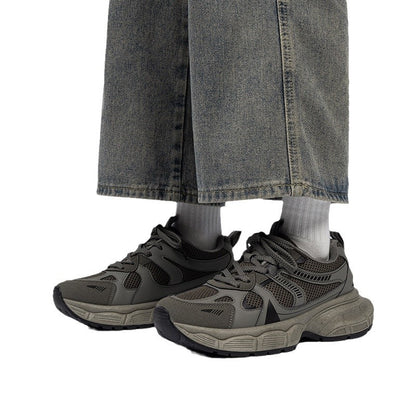 Men's Mesh Geometric Sports Shoes