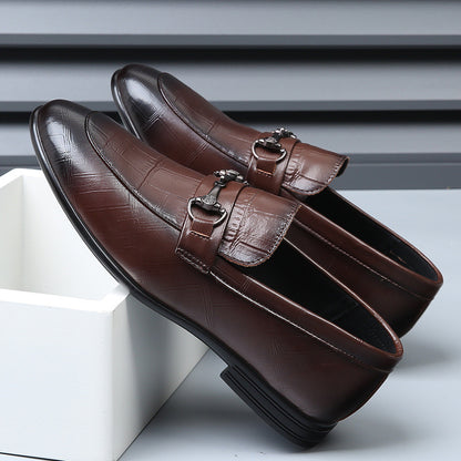 Men's Genuine Leather Slip-On Casual Leather Shoes