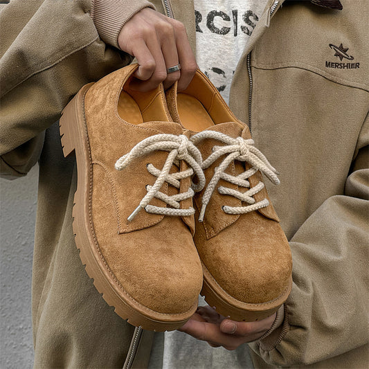 Men's Vintage Platform Derby Shoes