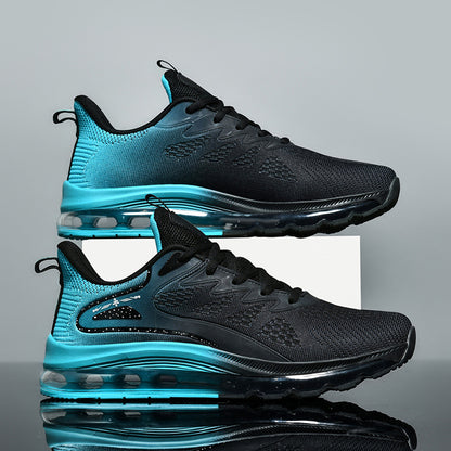 Men's Full-Length Air-Cushioned Flyknit Sports Shoes