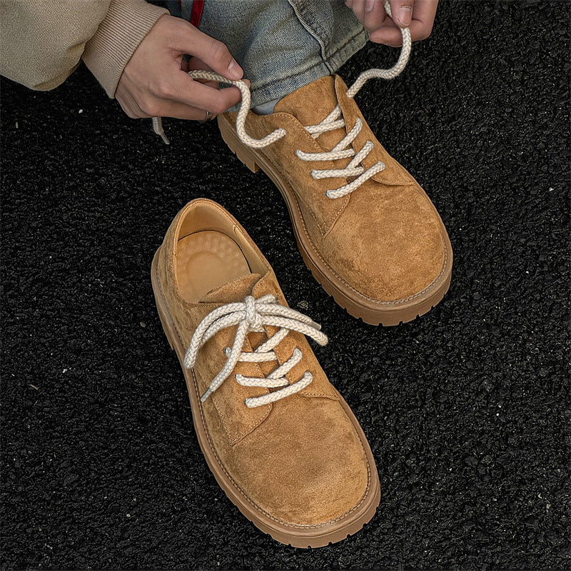 Men's Vintage Platform Derby Shoes