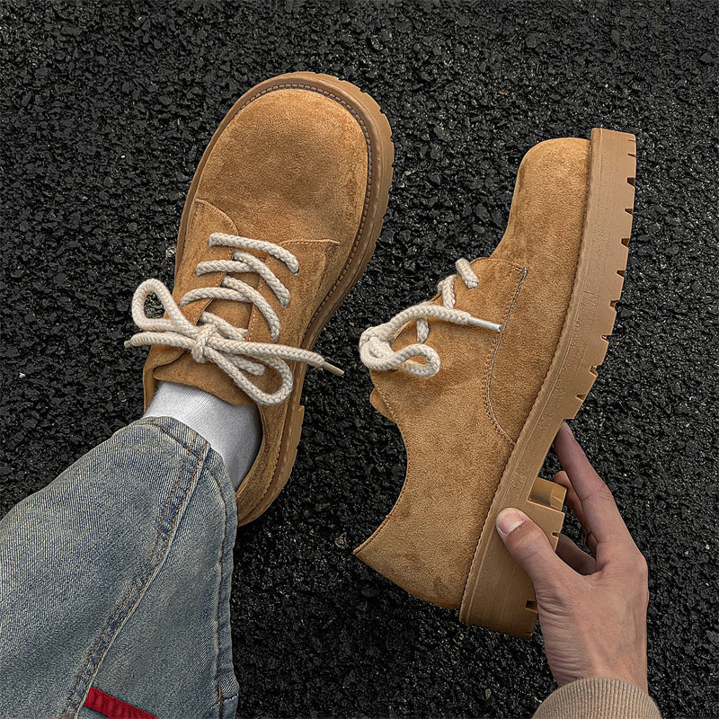 Men's Vintage Platform Derby Shoes