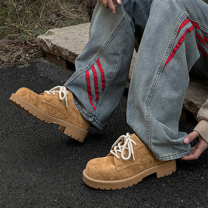 Men's Vintage Platform Derby Shoes