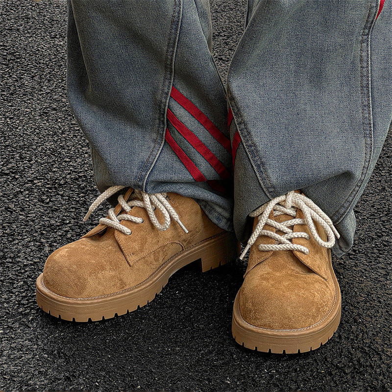 Men's Vintage Platform Derby Shoes