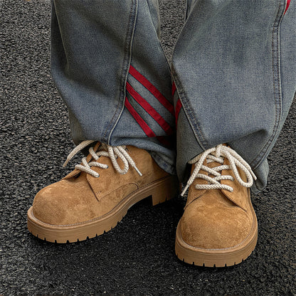 Men's Vintage Platform Derby Shoes