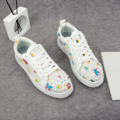 Men's Breathable Rivet Canvas Shoes