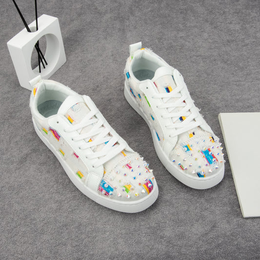 Men's Breathable Rivet Canvas Shoes